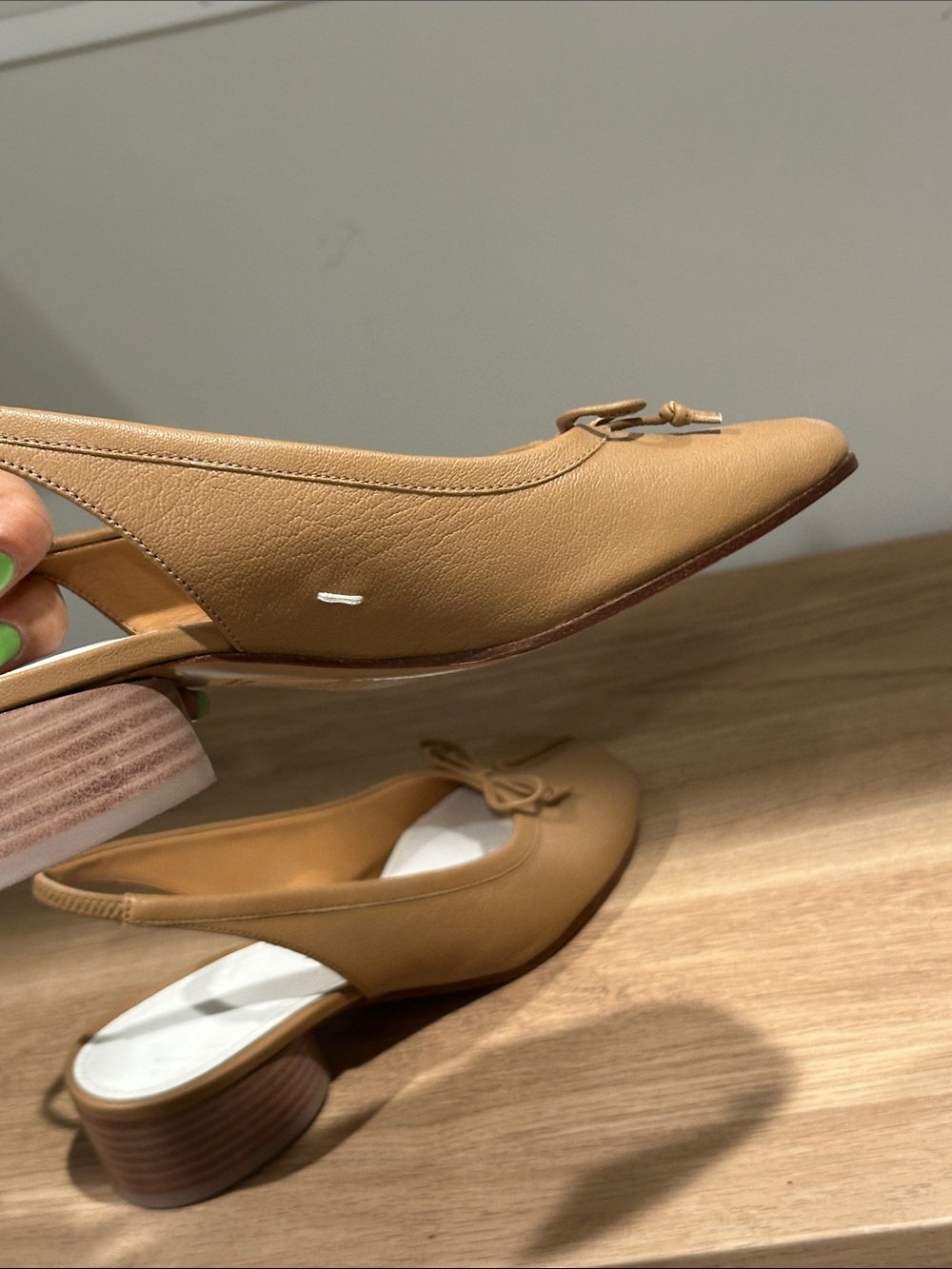 margiela slingback kitten heel - Picture 6 of 7